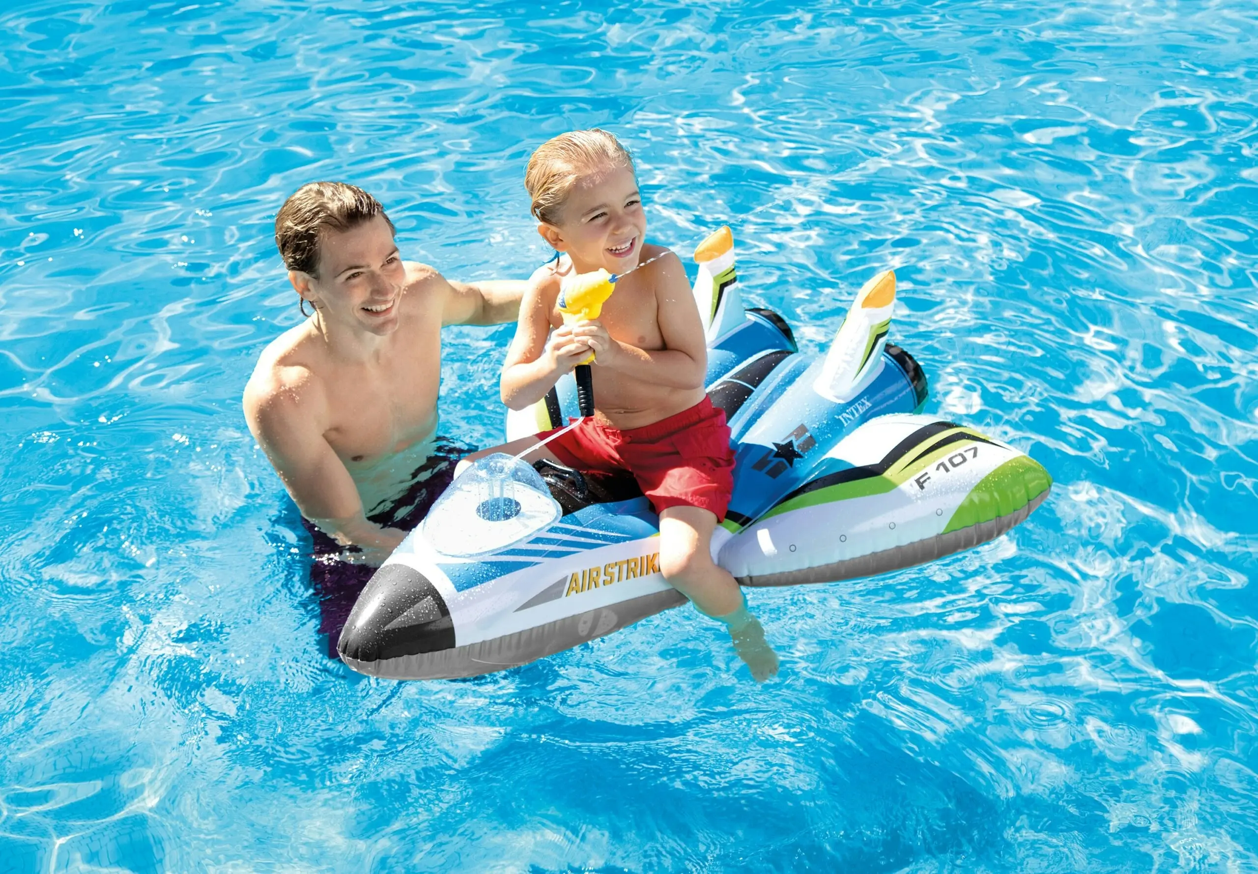 Intex Water Gun Plane Ride-On Pool Toy 57536