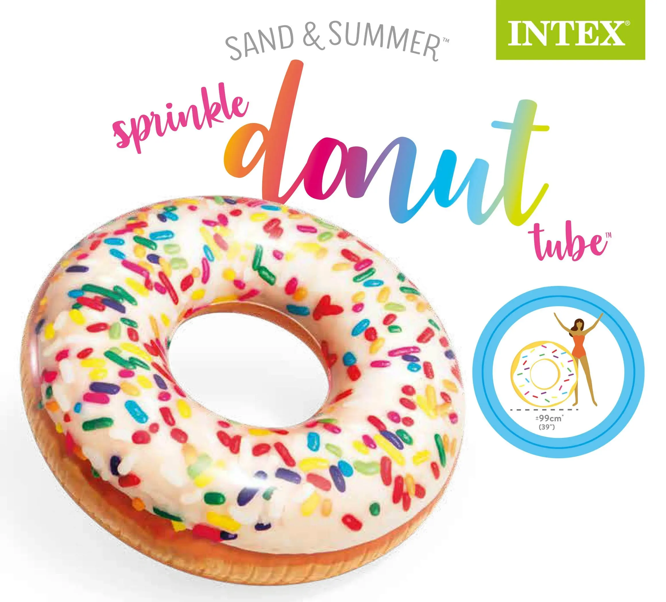 Intex Sprinkle Donut Tube 56263