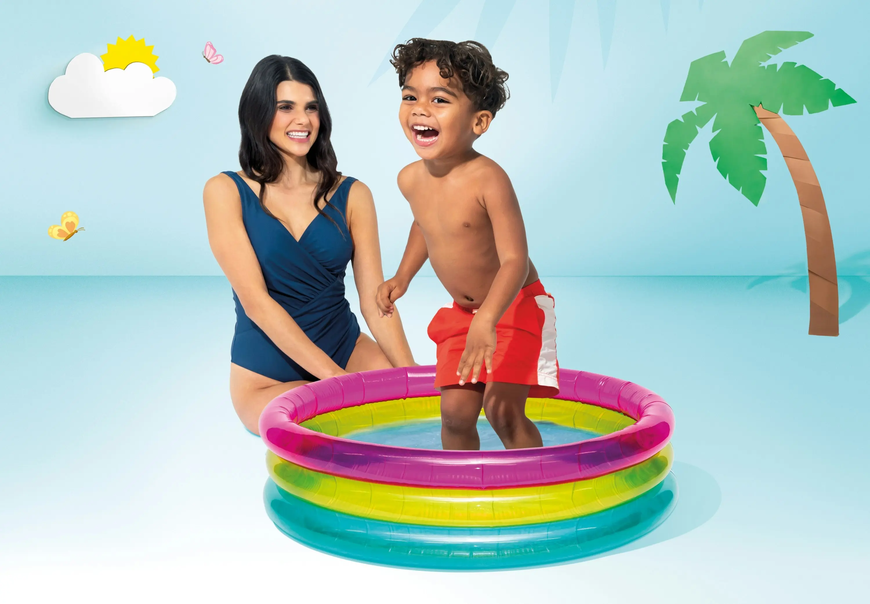 Intex Rainbow Baby Pool 57104