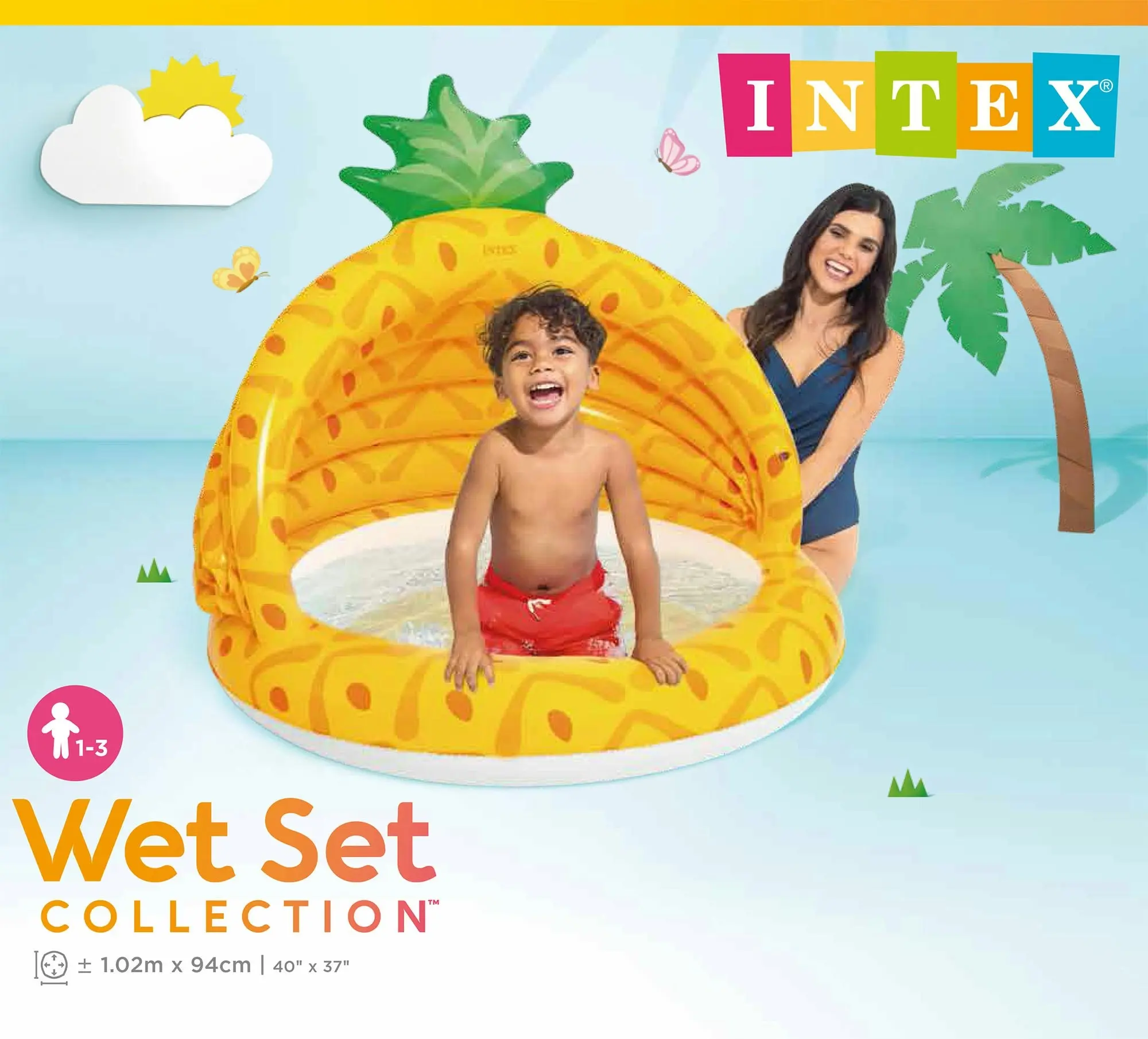 Intex PINEAPPLE BABY POOL 58414