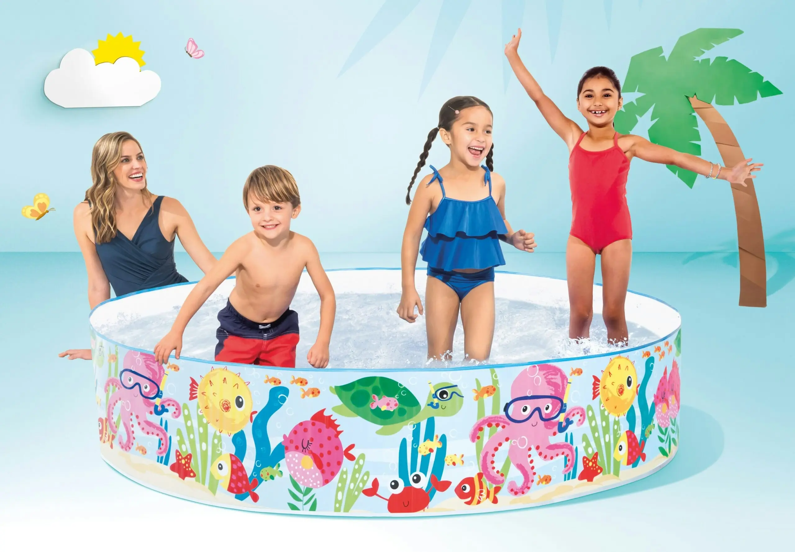 Intex Ocean Play Set Snap Set Pool 183cm x 38cm 56452