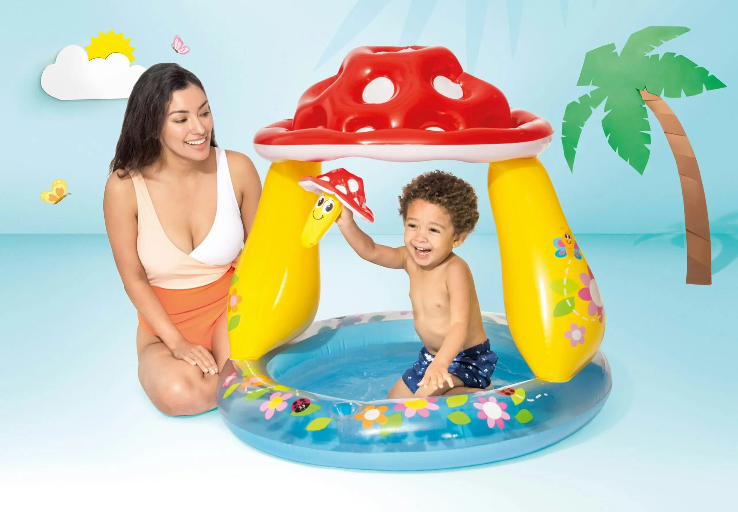 Intex Mushroom Inflatable Kiddie Pool 57114