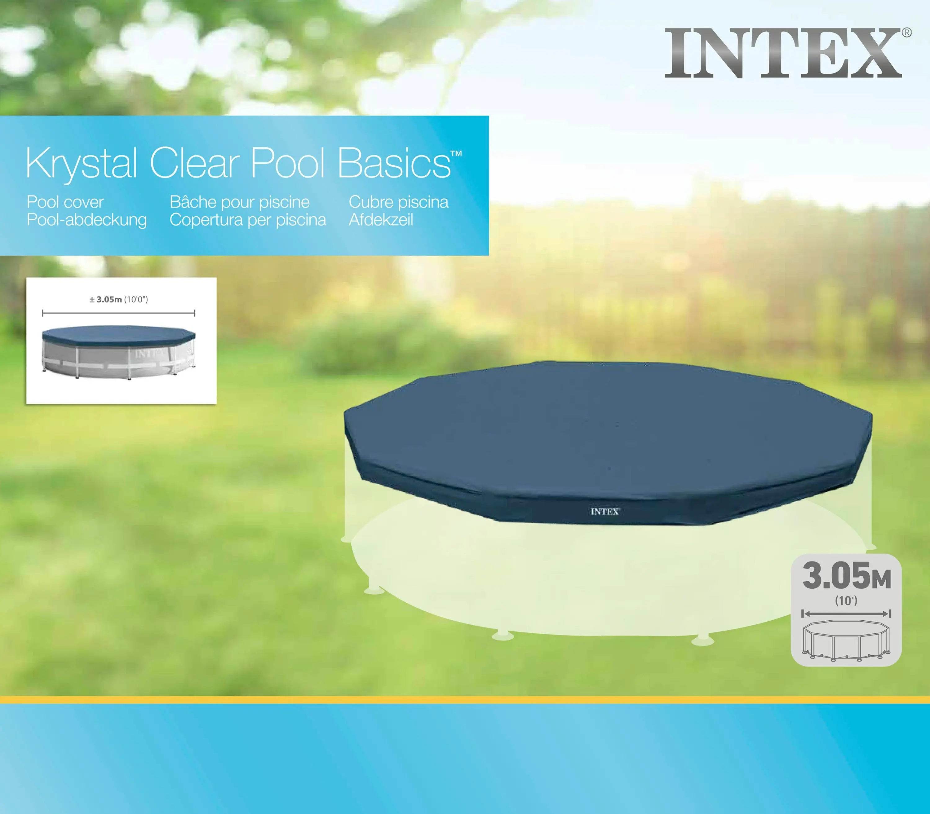 Intex Frame Pool Cover 305cm 28030