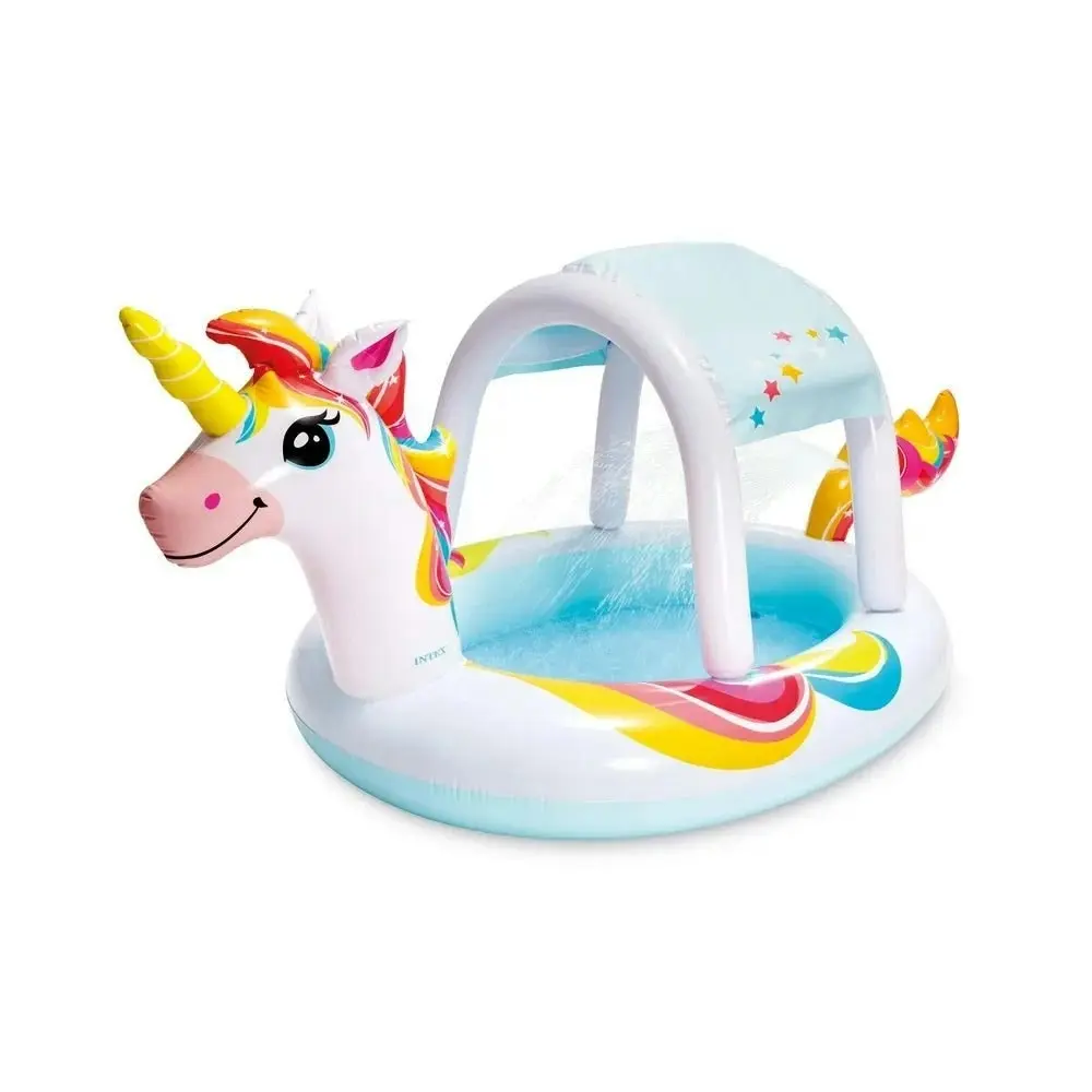 Intex Sun Shade Unicorn Inflatable Spray Pool 58435