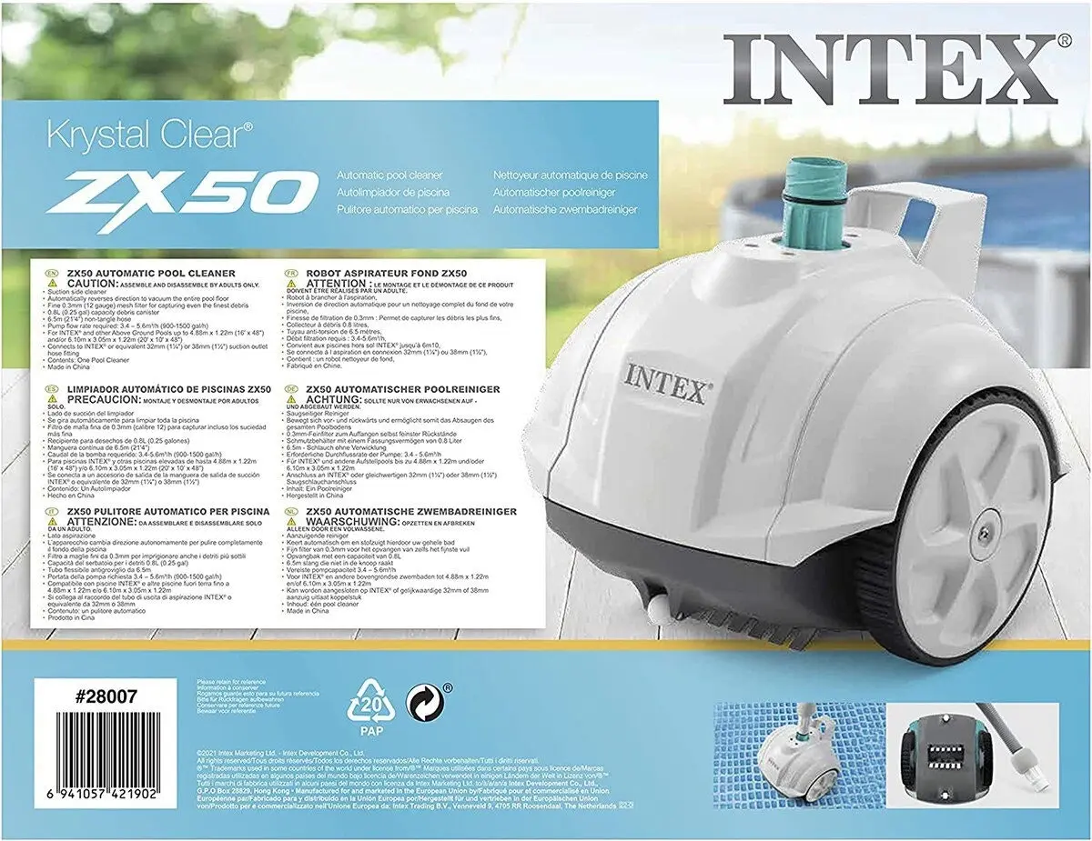 Intex Auto Above Ground Pool Cleaner 28007