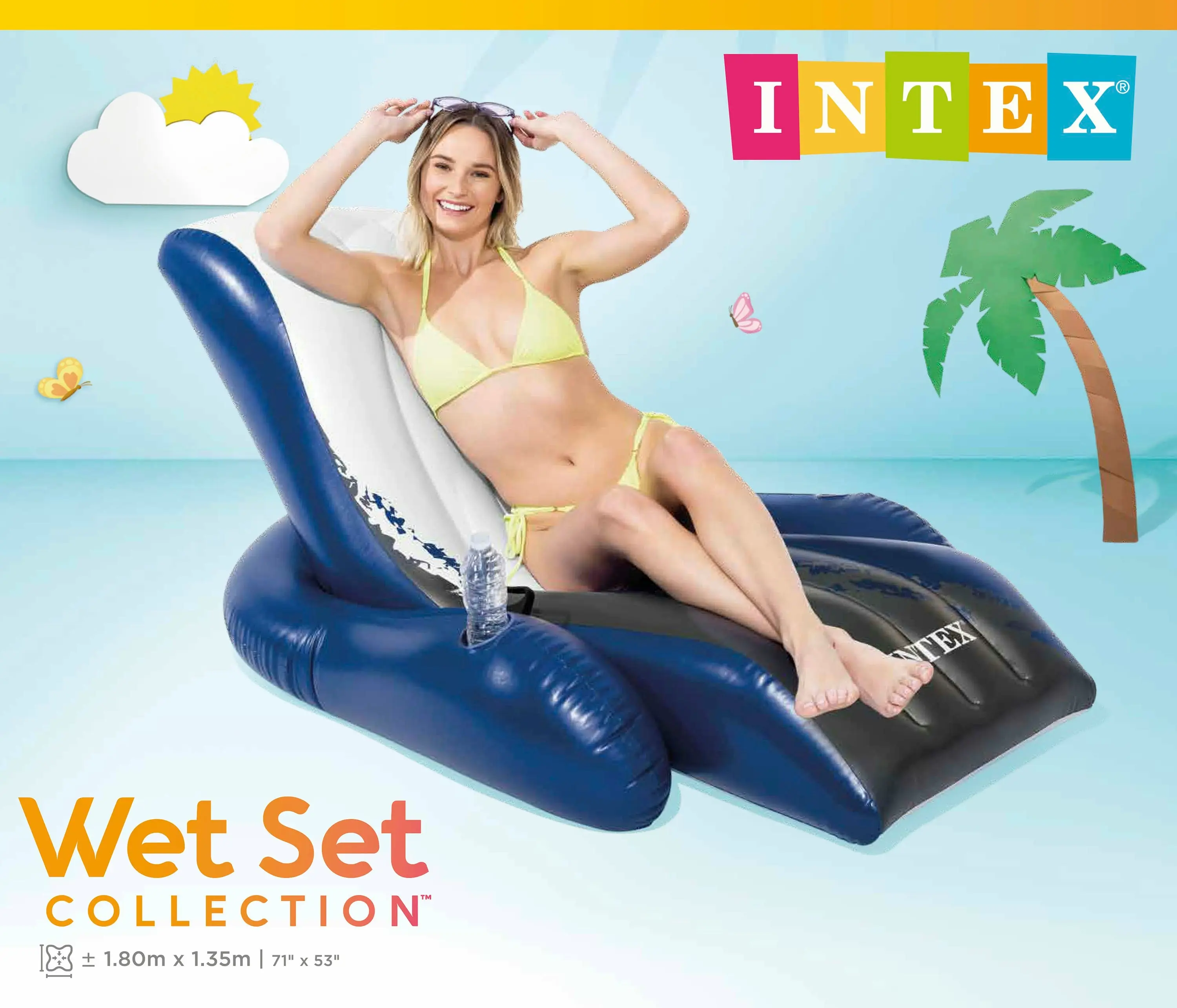 Intex Floating Recliner Lounge 58868