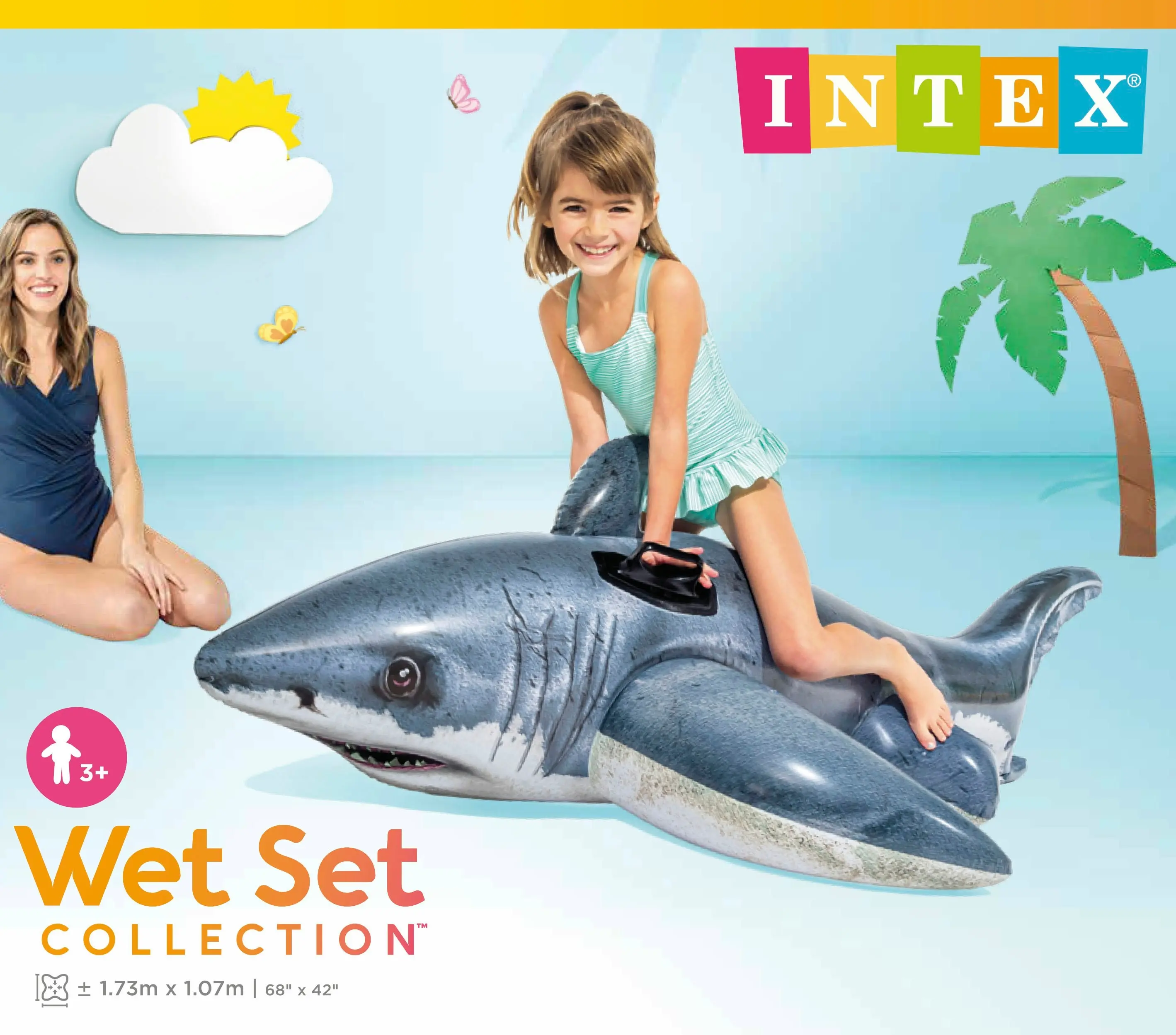 Intex Great White Shark Ride-On 57525