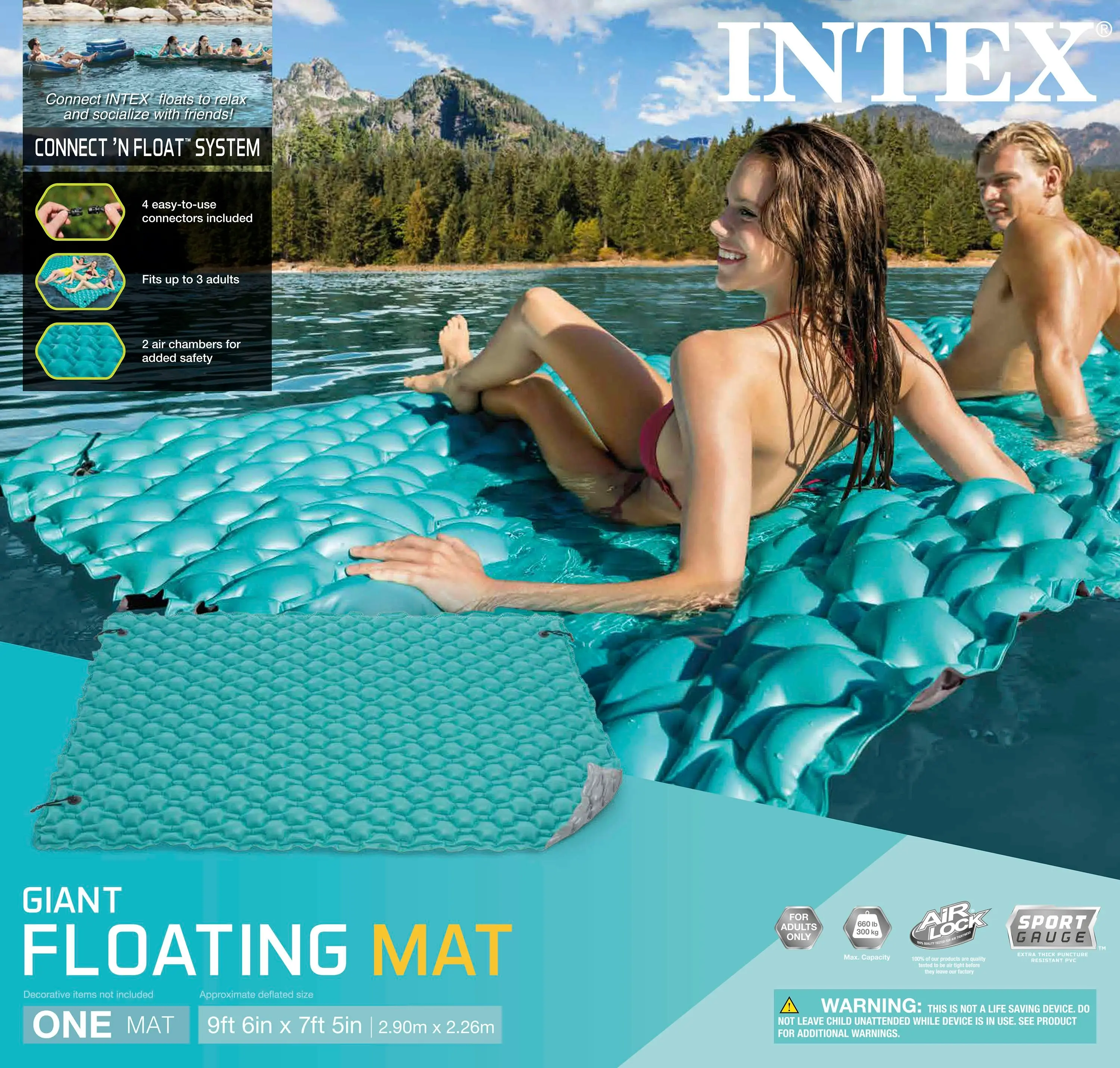 Intex Giant Floating Inflatable Mat 56841