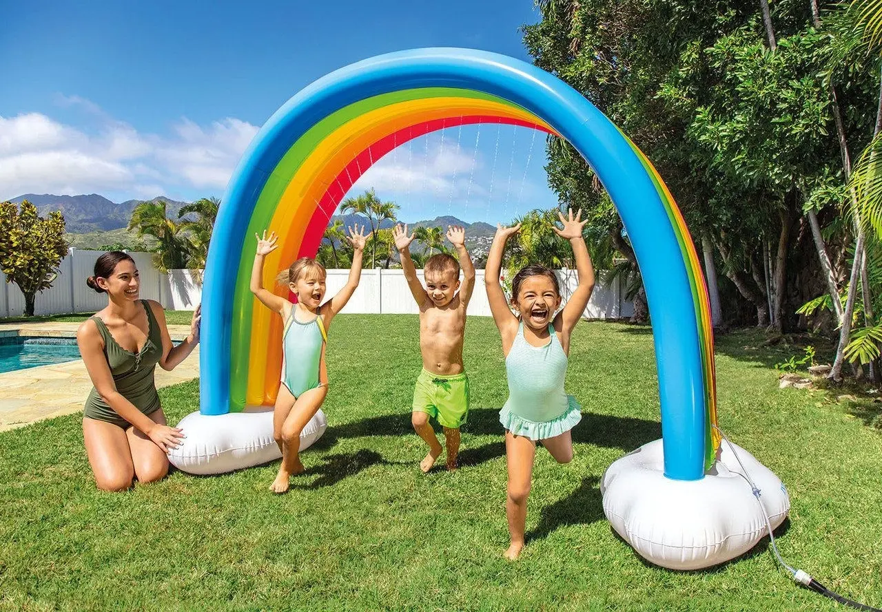 Intex Rainbow Cloud Inflatable Sprinkler 56597