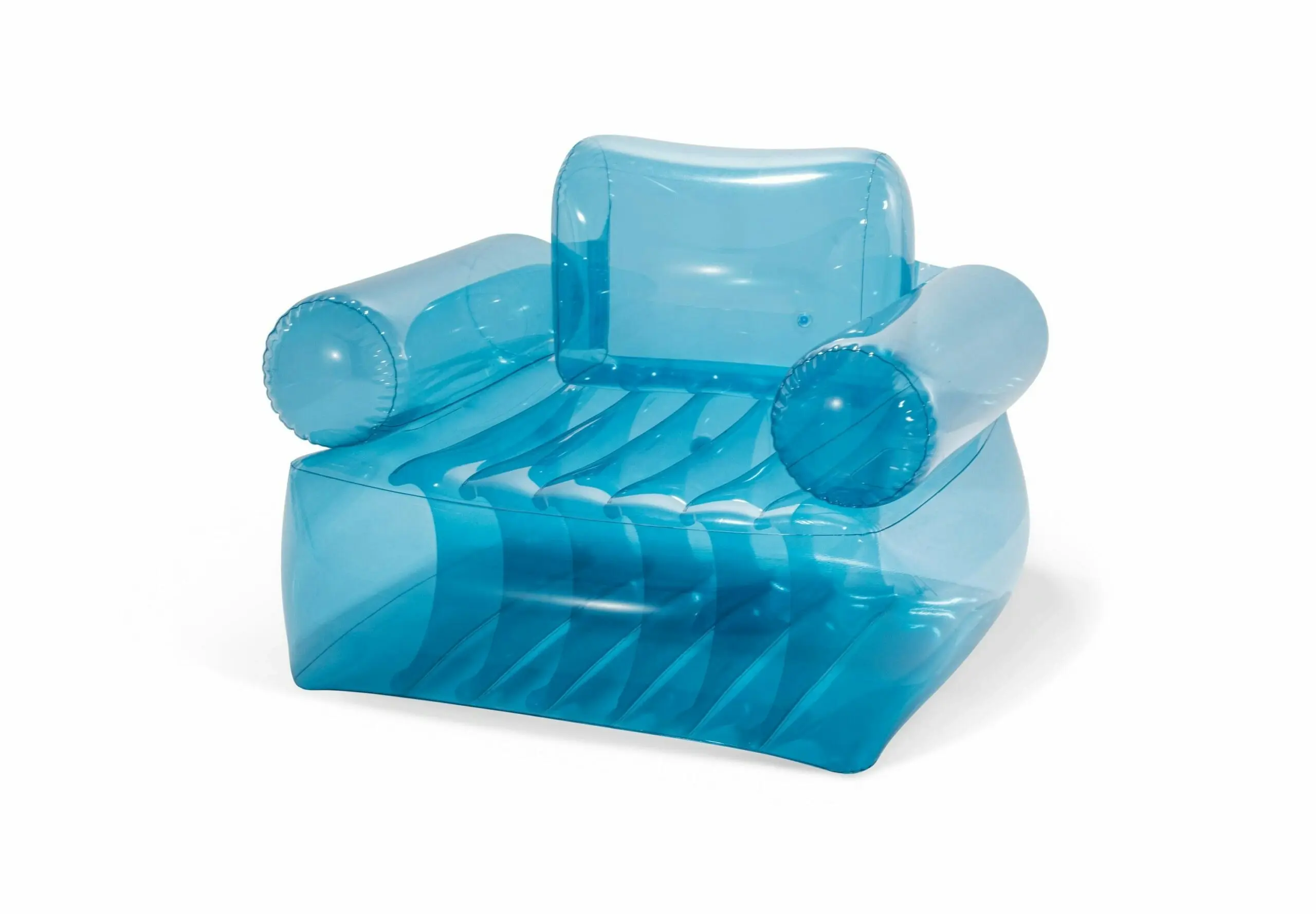 Intex Transparent Blue Inflatable Armchair 66503