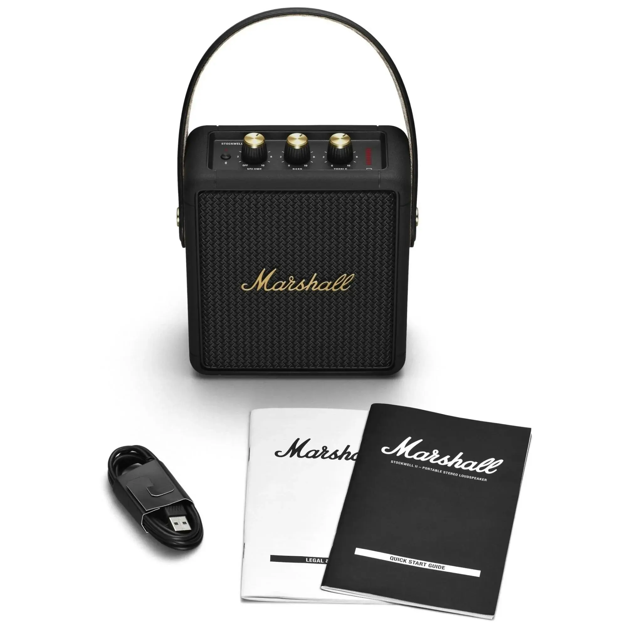 Marshall Stockwell Ii Wireless Portable Speaker - Black & Brass