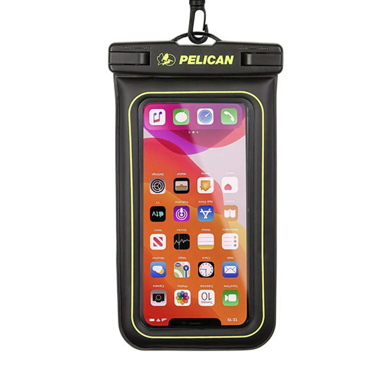 Pelican Marine Waterproof Xl Pouch - Black/neon Green