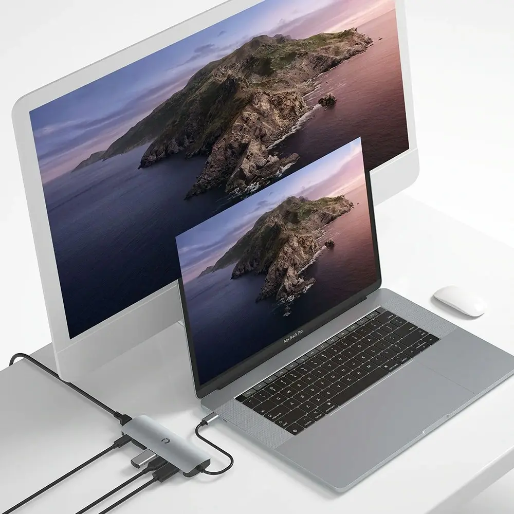 Cygnett Unite Deskmate Usb-c Hub - Silver