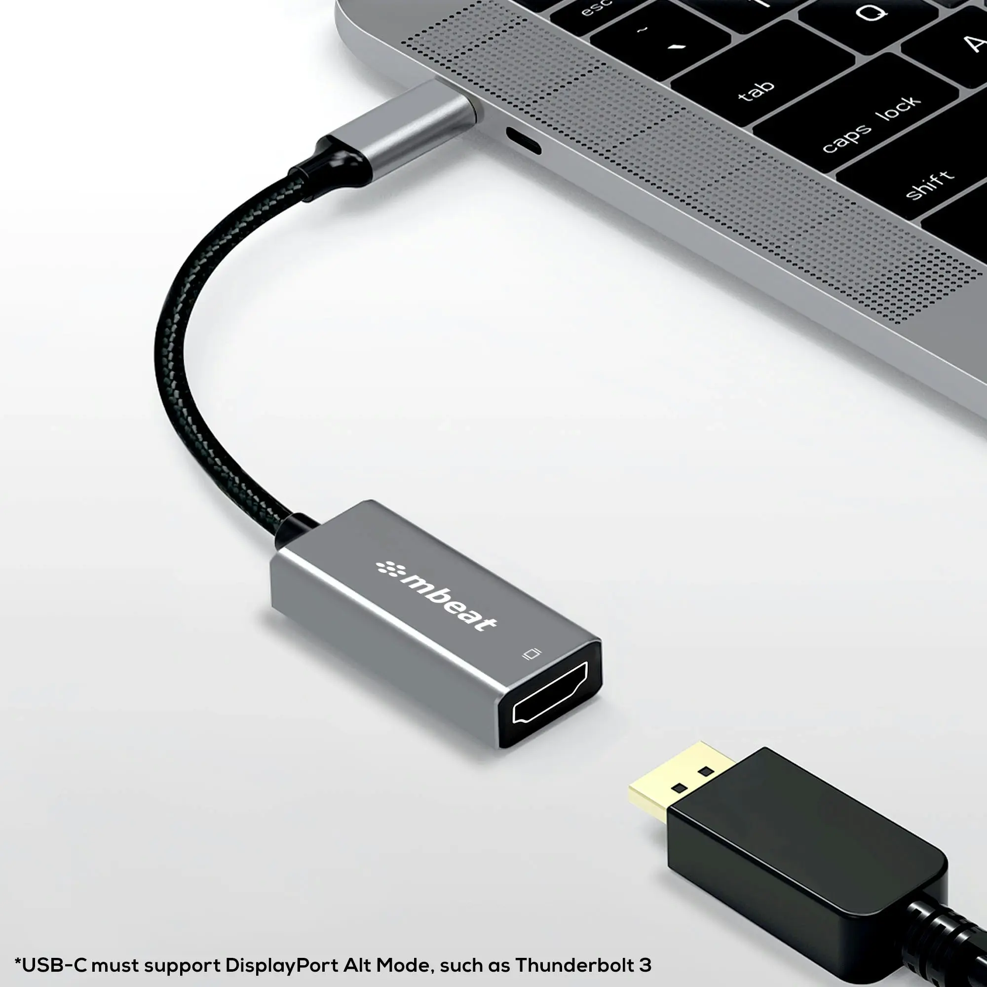 mBeat Elite Usb-c To Hdmi Adapter - Grey