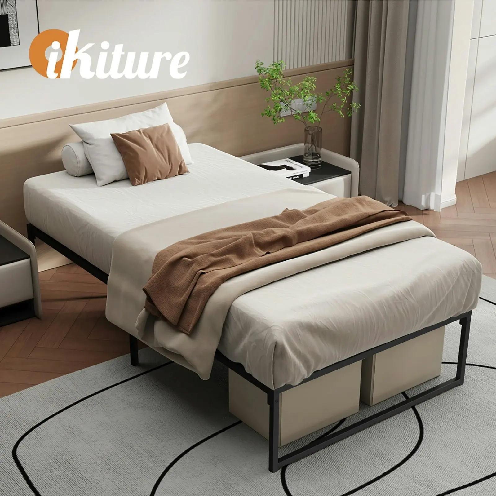 Oikiture Metal Bed Base SAM