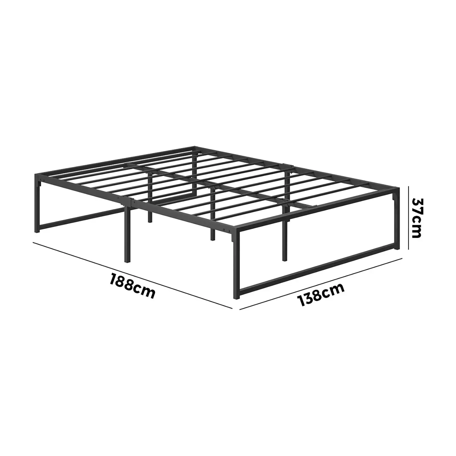 Oikiture Metal Bed Base SAM