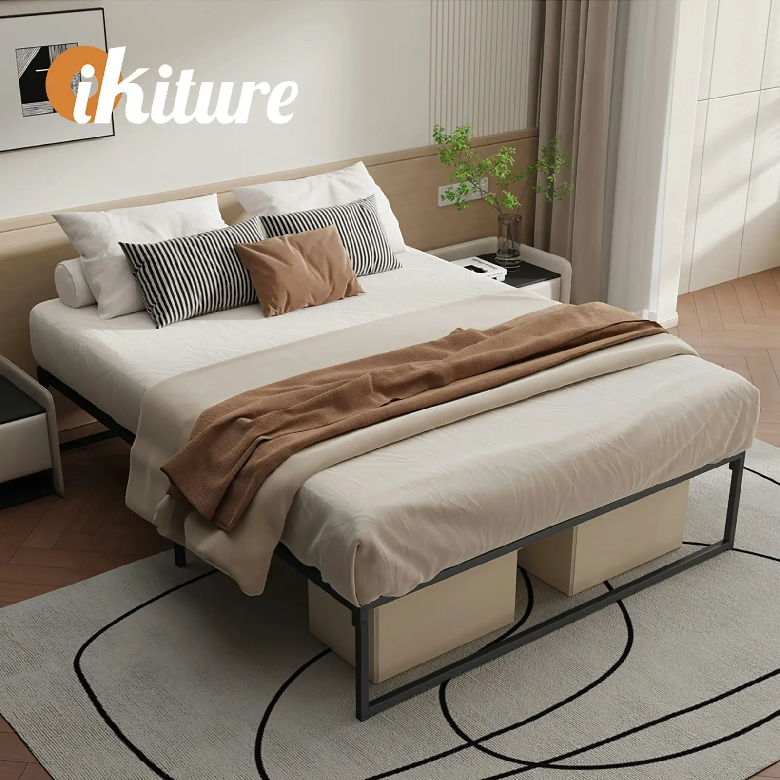 Oikiture Metal Bed Base SAM