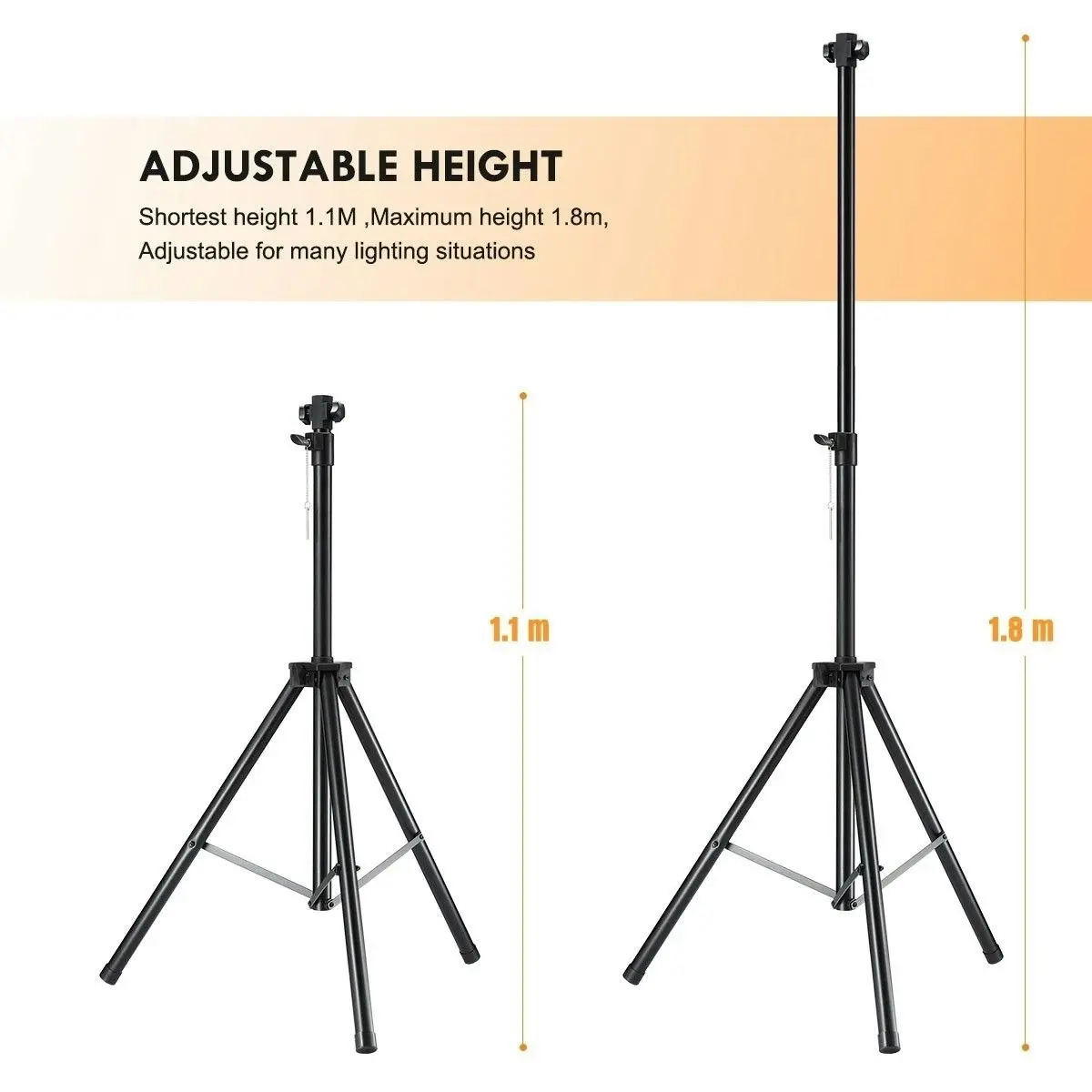 Maxkon Heavy Duty Adjustable Tripod Stand for  Outdoor Infrared Heaters