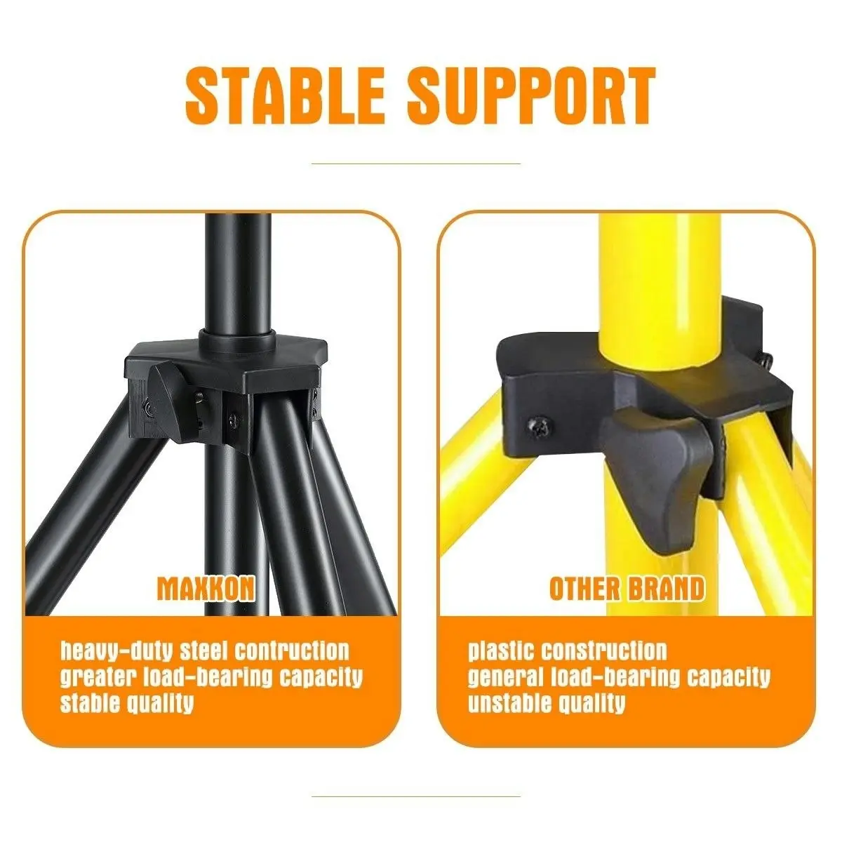 Maxkon Heavy Duty Adjustable Tripod Stand for  Outdoor Infrared Heaters