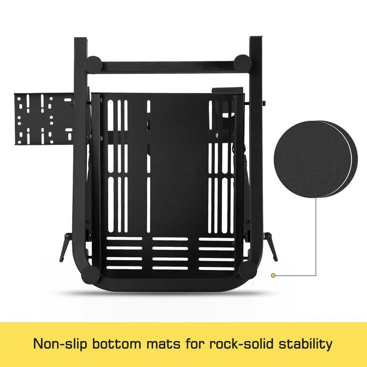 Ausway Racing Simulator Wheel Stand Upgraded Flight Sim Cockpit Foldable Gaming Steering Accessories  Logitech Thrustmaster