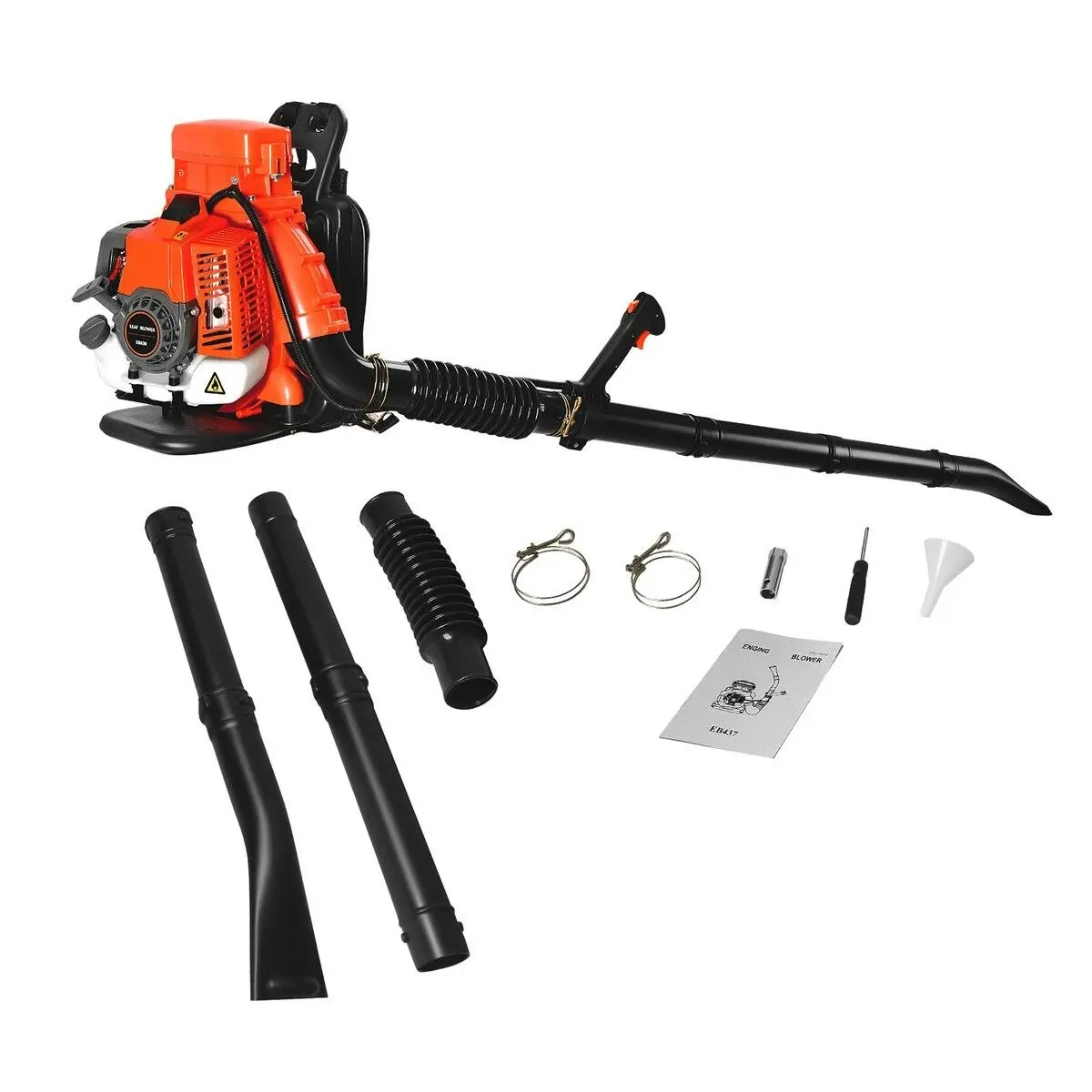 Ausway Petrol Leaf Blower Backpack 2 Stroke 65CC Single Cylinder Cordless Garden Lawn Yard Snow Dust Sand Blowing Machine