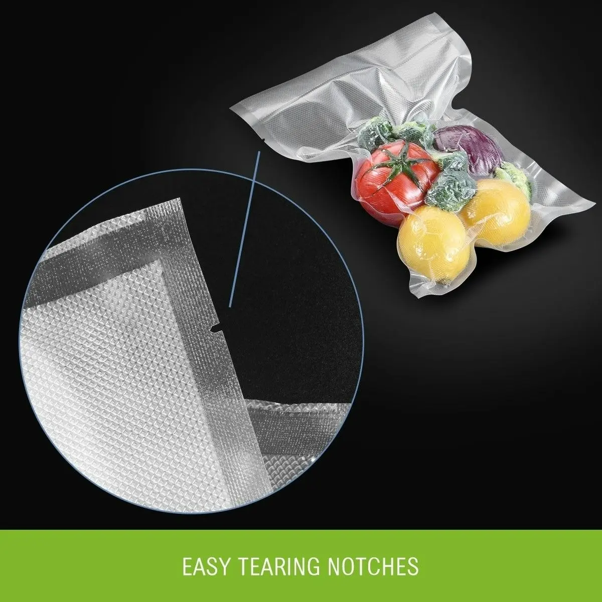 Ausway 100PCS Vacuum Seal Bags Food Saver Bags 25 x 35CM