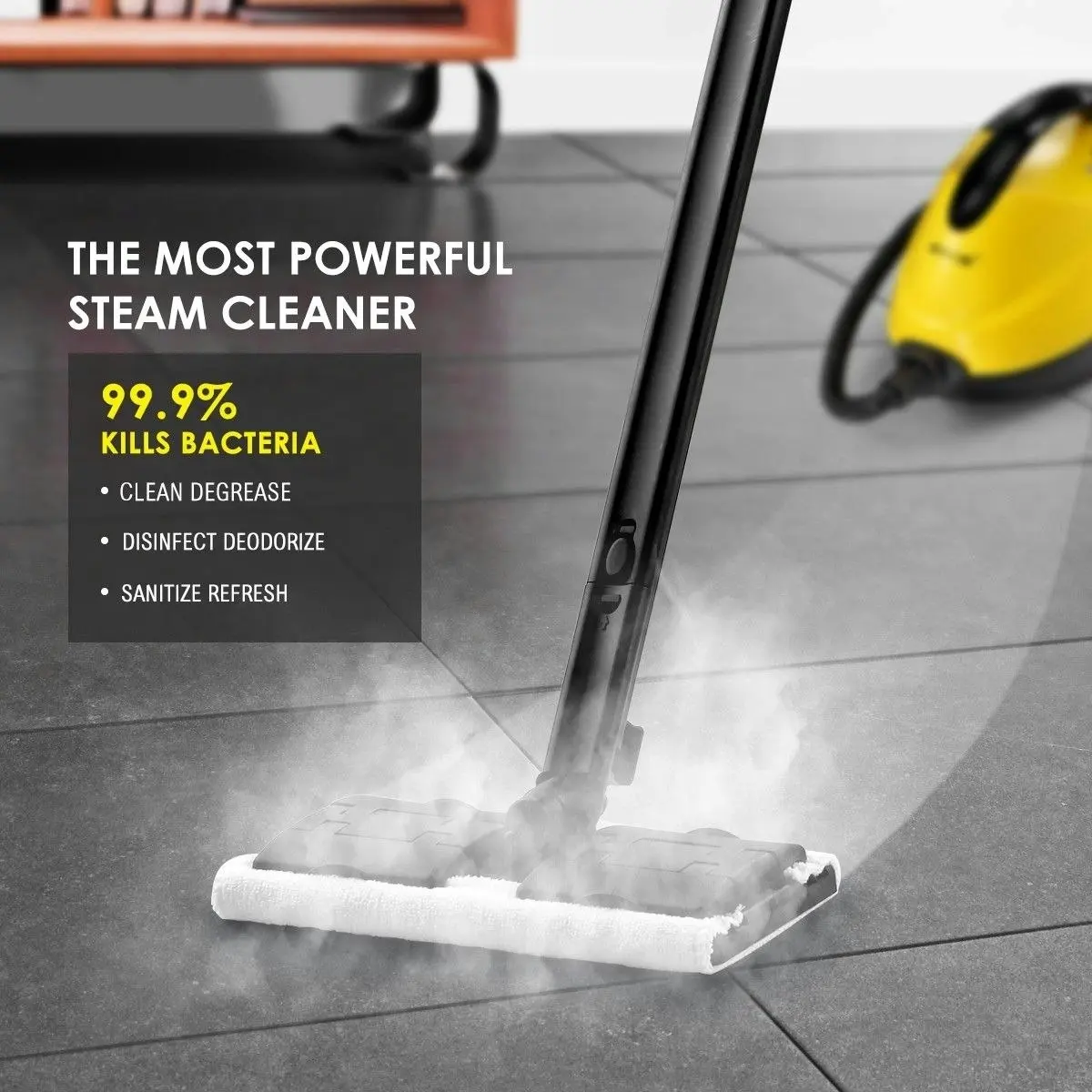 Maxkon  2000W Powerful Multi Function Steam Cleaner Mop