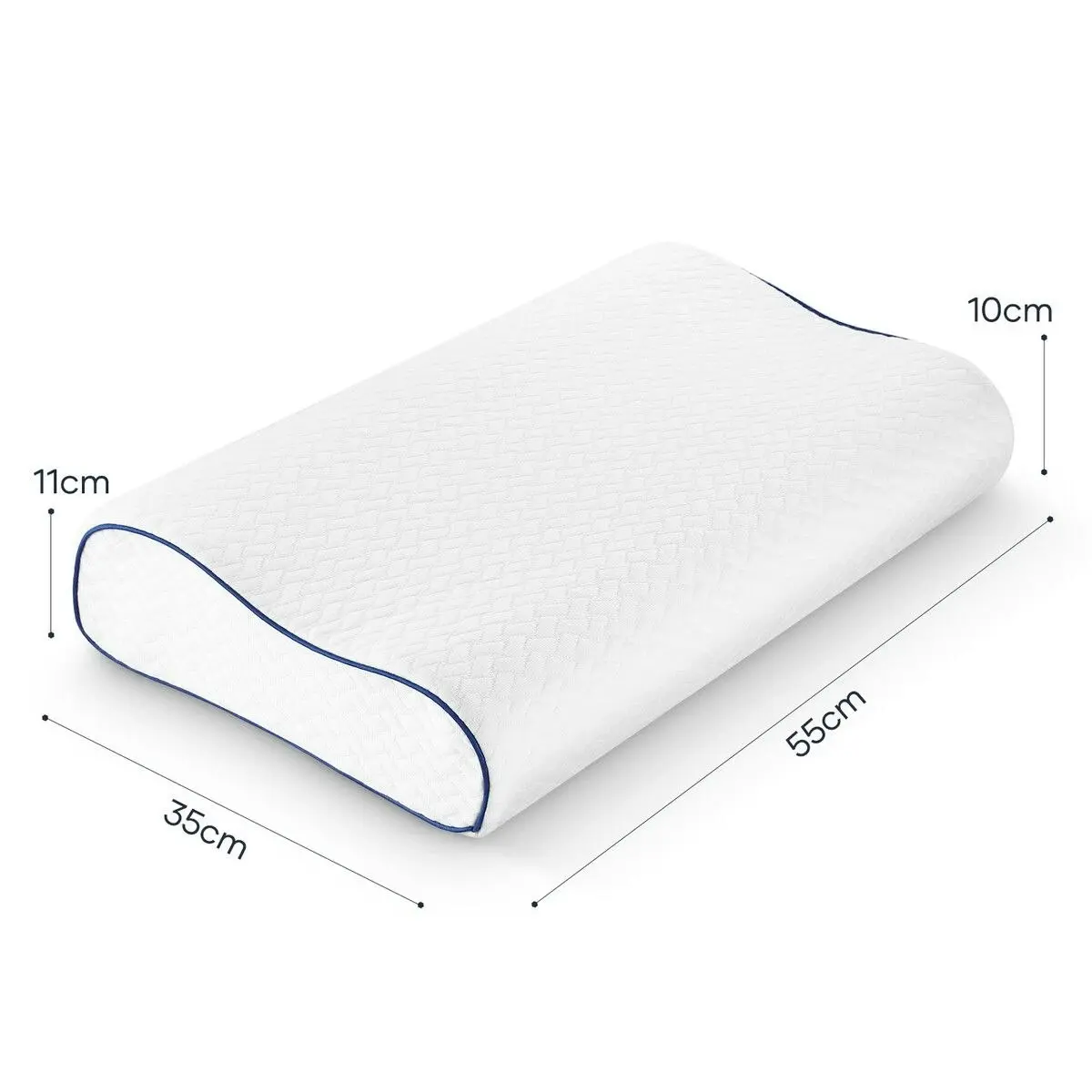 Luxdream  Cervical Pillow Contour Neck Memory Foam Ergonomic Soft High Resilience Side Back Stomach Sleeper