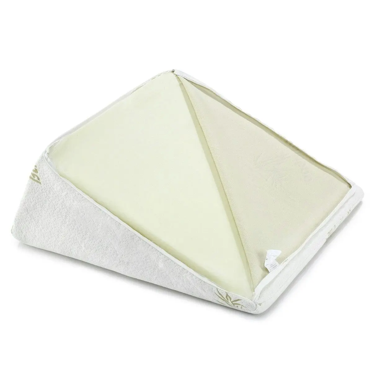 Luxdream Triangle Bed Wedge Pillow with Memory Foam Topper