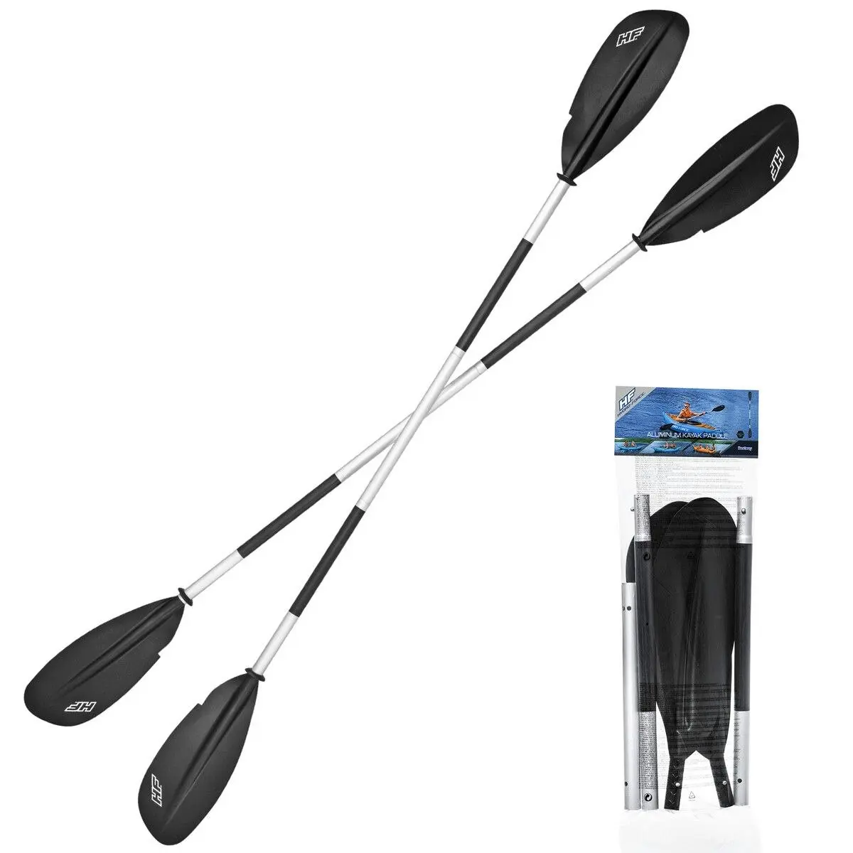 Bestway  Kayak Paddle Canoe Rowing Oar Boat Raft Watercraft Touring Accessory Aluminium Alloy 2.3m