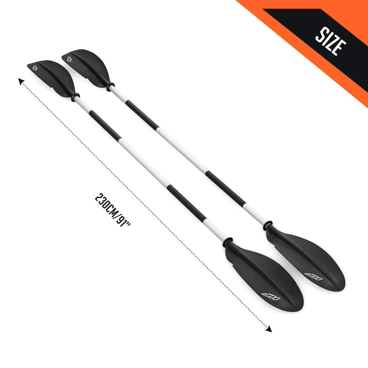 Bestway  Kayak Paddle Canoe Rowing Oar Boat Raft Watercraft Touring Accessory Aluminium Alloy 2.3m