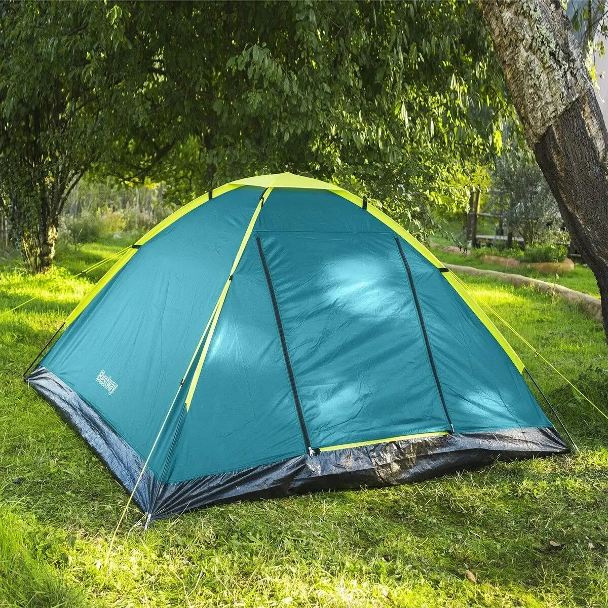 Bestway  Coolground 3 Tent 2.10m X 2.10m X 1.20m Foldable Portable Camping Gear Hiking Outdoor