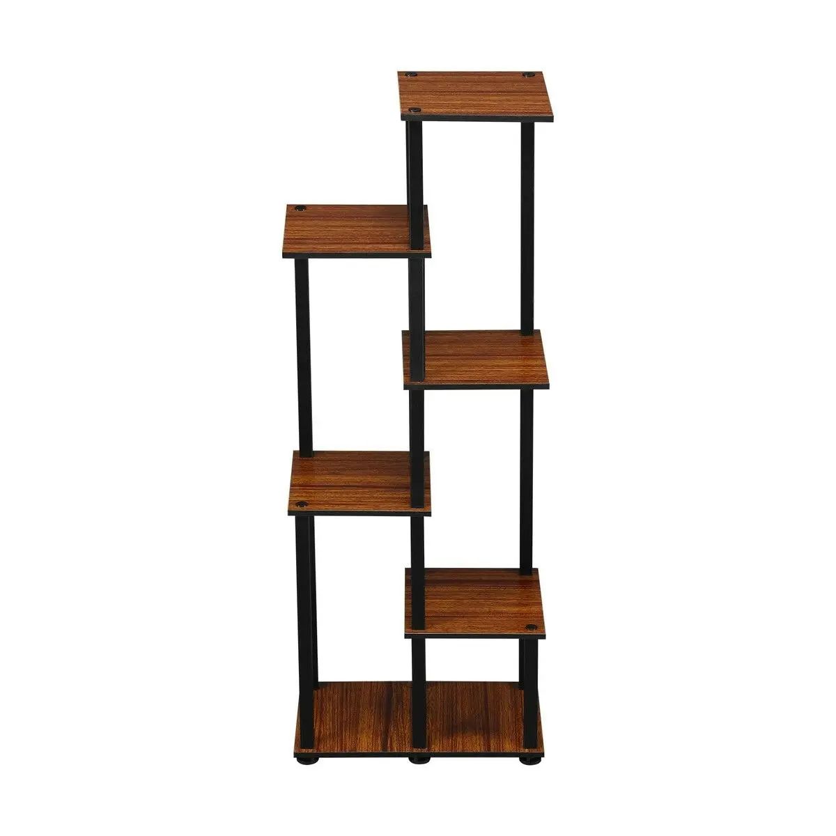 Ausway 6 Tier Plant Pots Stand Flower Corner Shelf Bookshelf Holder Potted Shelves Outdoor Indoor Garden Tiered Display Unit Storage Rack