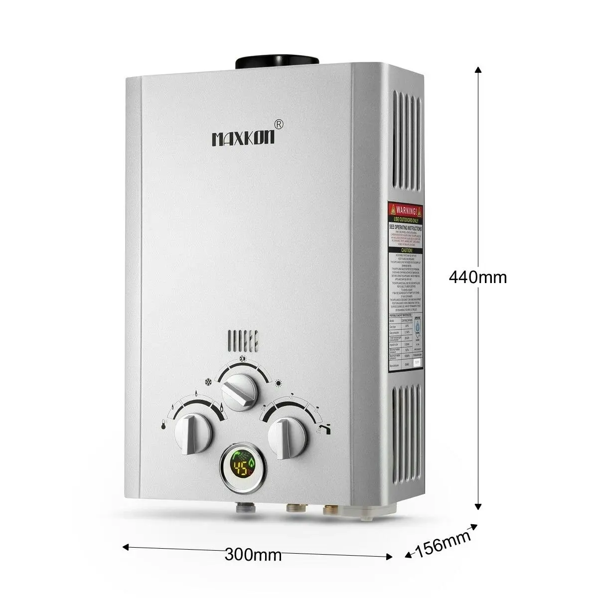 Maxkon  520L per Hr Portable Outdoor Gas Water Heater