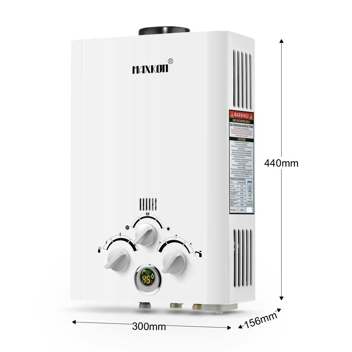 Maxkon  Gas LPG Hot Instant Water Heater 520L per Hr