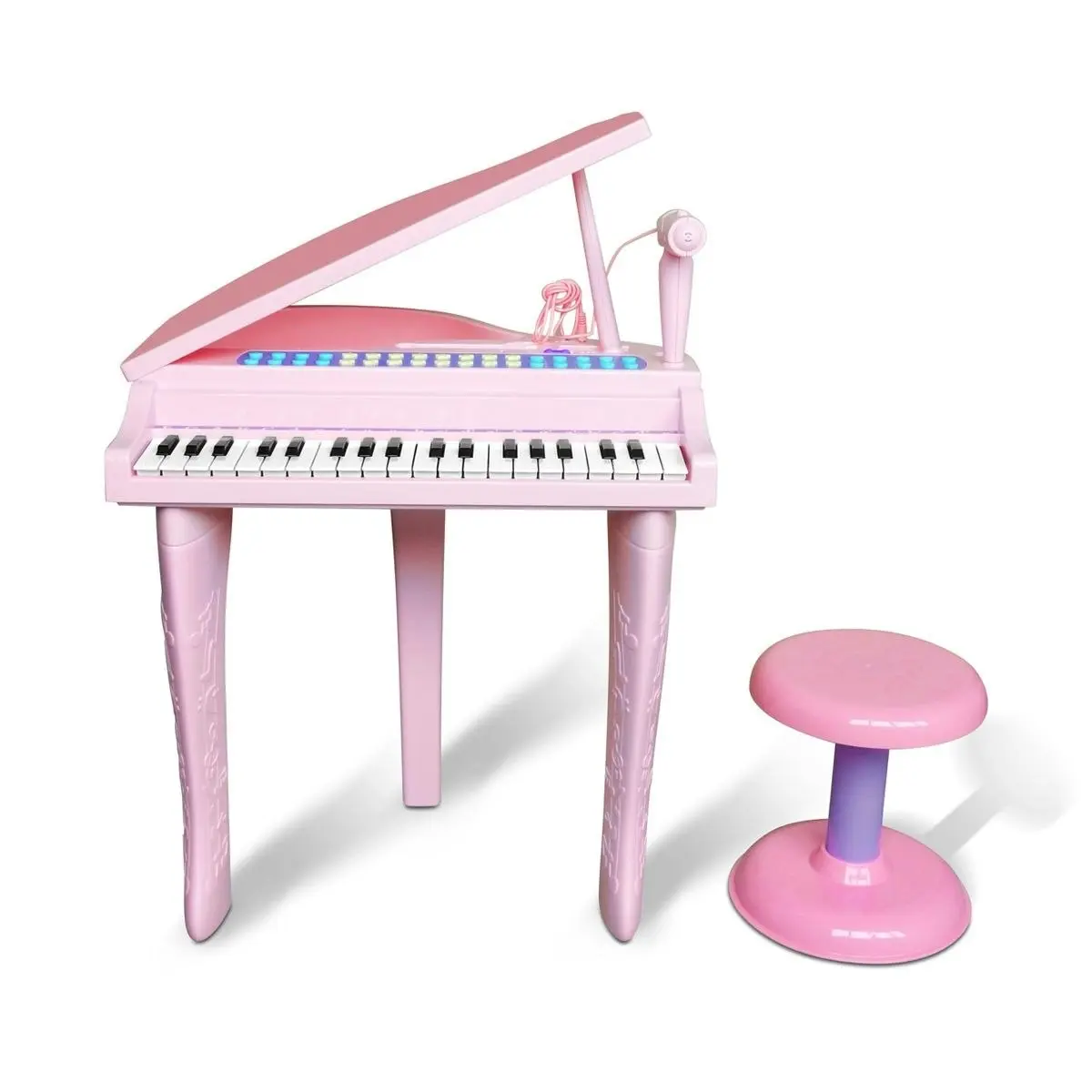 Ausway Deluxe musical Electronic Organ For Kids  Pink