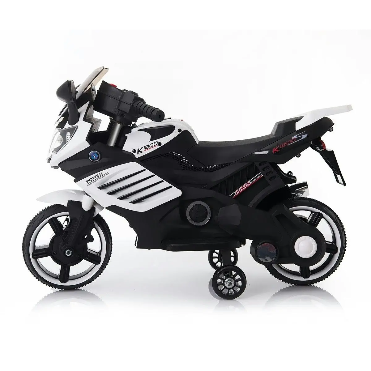 Ausway 6V 4.5Ah Electric Kid Ride on Motor Bike Toy w/ Auxiliary Wheels