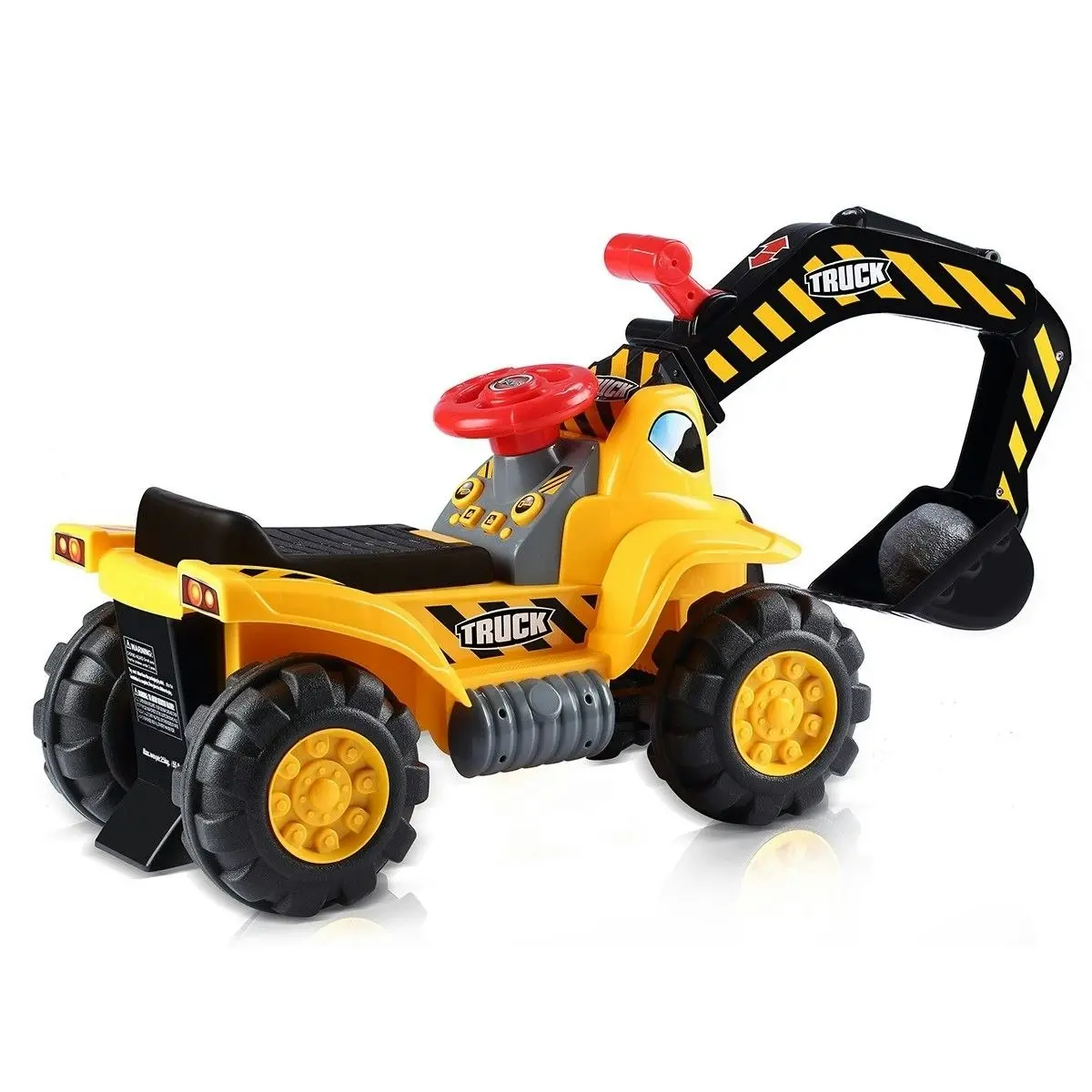 Ausway Kids Ride On Excavator Digger Scooter Tractor Toys