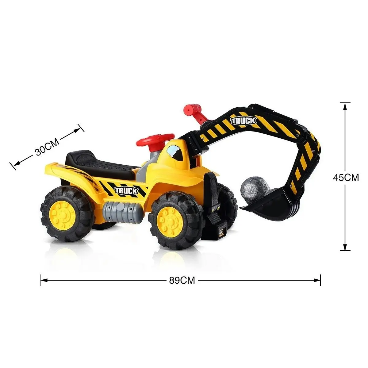 Ausway Kids Ride On Excavator Digger Scooter Tractor Toys