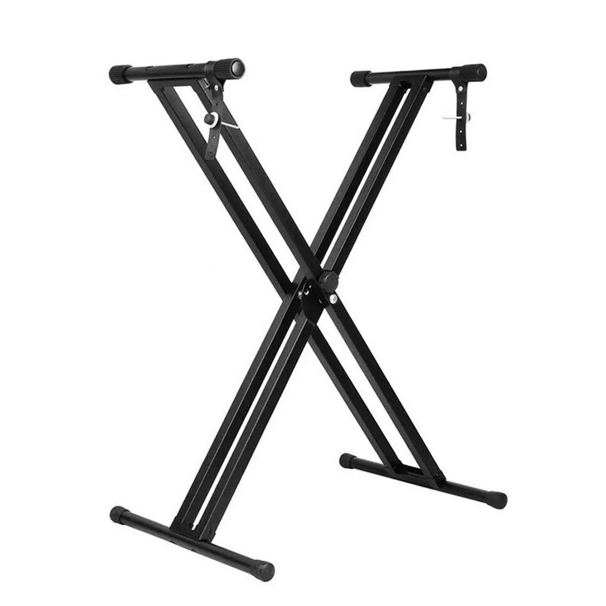 Melodic  X Style Keyboard Stand Double Braced Music Piano Holder Folding Adjustable Height