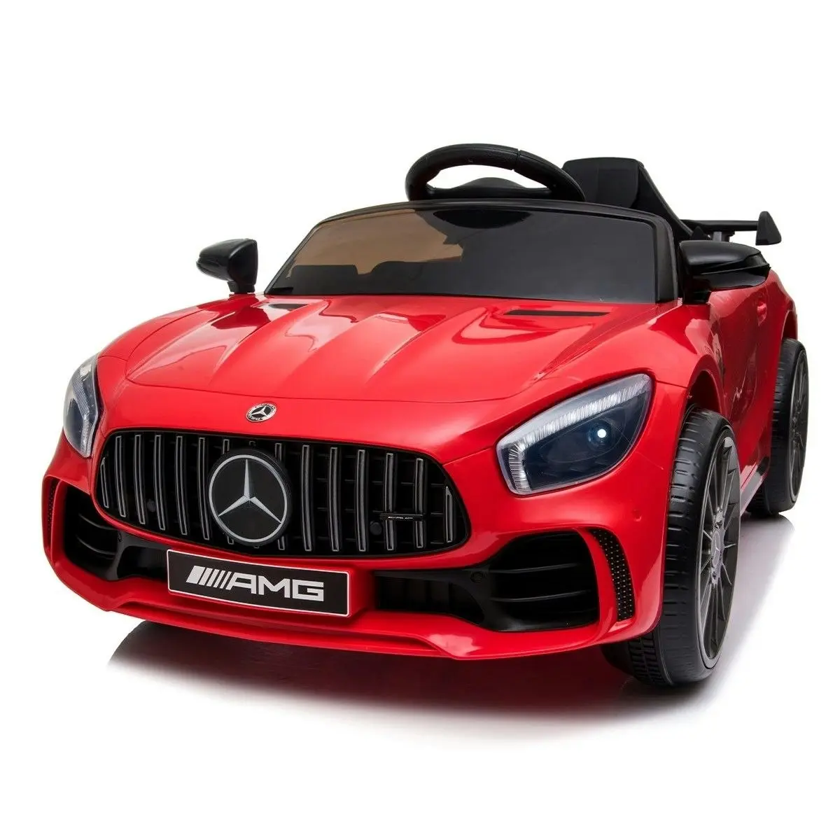 Ausway Mercedes-Benz Licensed Children Kids Electric Cars Ride on Toy 2.4G R/C Remote Control Age 3+ Red