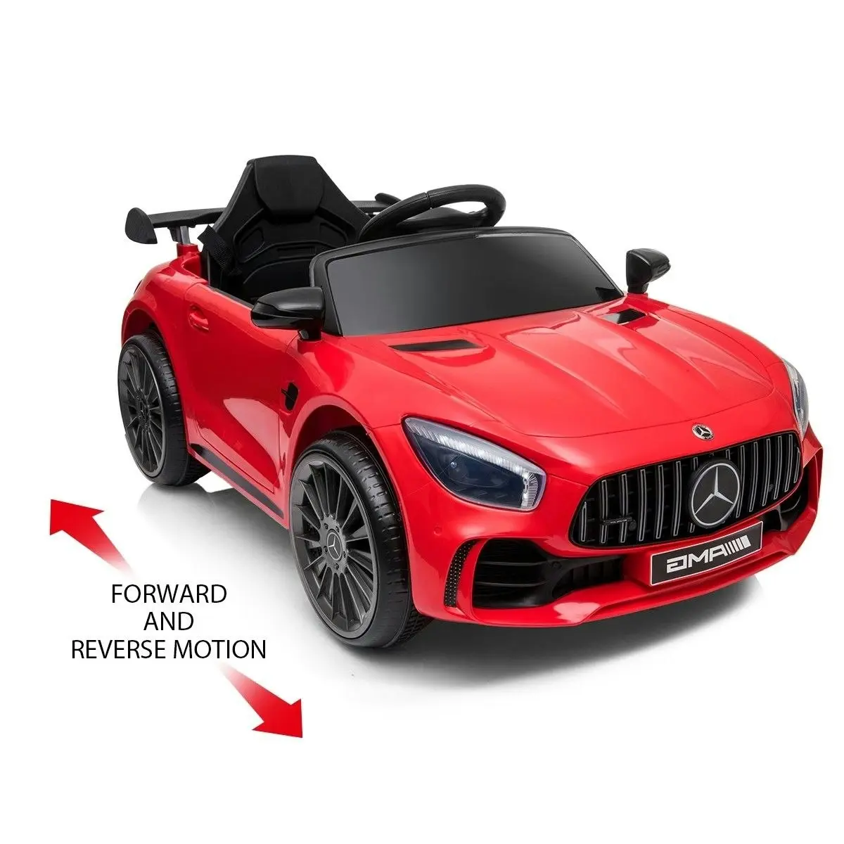 Ausway Mercedes-Benz Licensed Children Kids Electric Cars Ride on Toy 2.4G R/C Remote Control Age 3+ Red