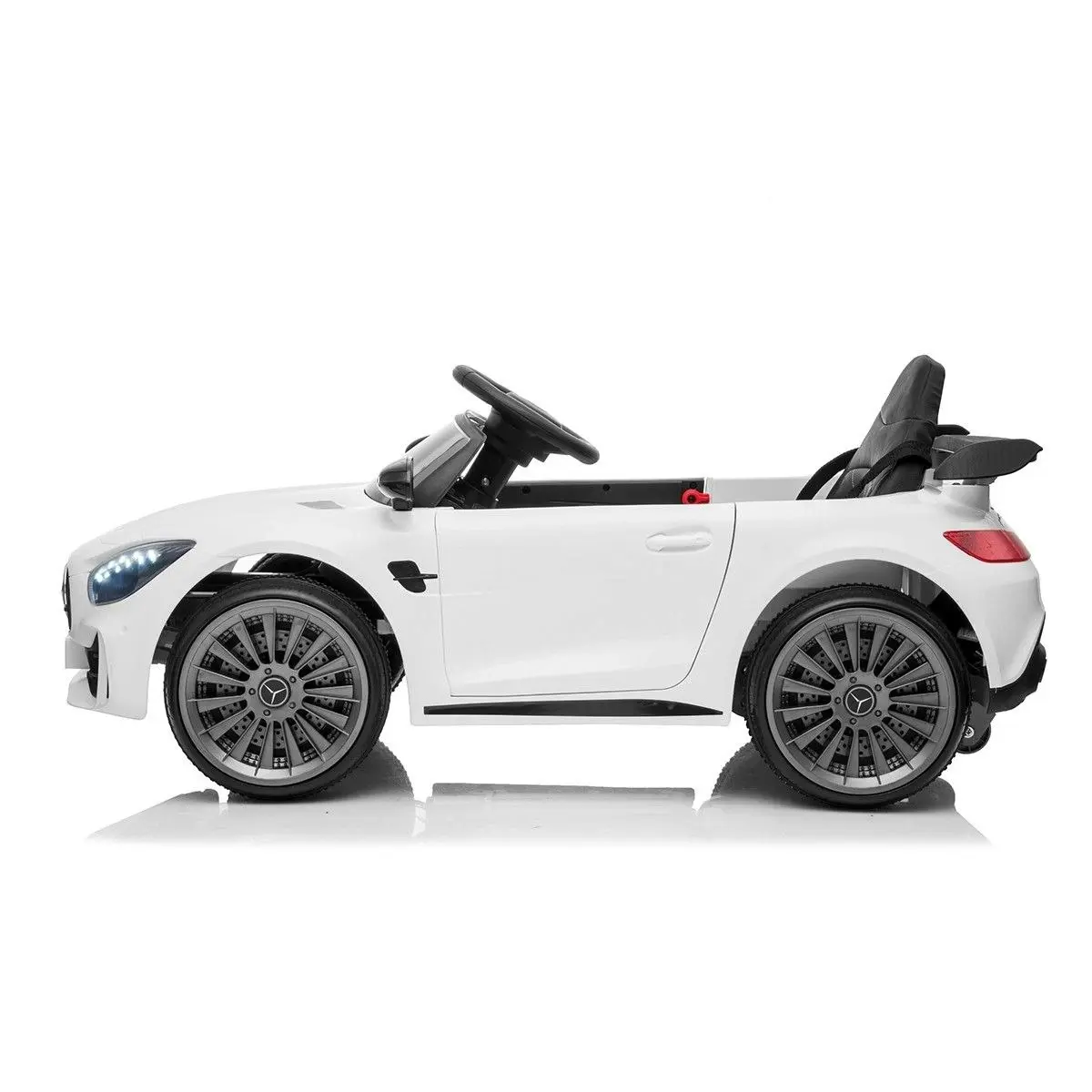 Ausway Mercedes-Benz Licensed Children Kids Electric Cars Ride on Toy 2.4G R/C Remote Control Age 3+ White