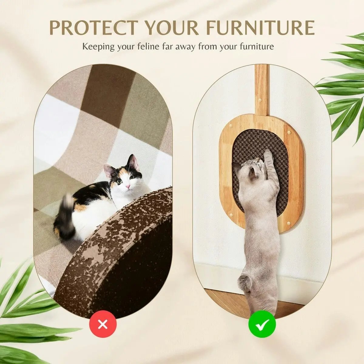 Pet Scene Cat Bed Kitten Scratching Post Perch Wall Mounted Climbing Shelf Scratcher Board Hammock Tree Pad Pet Play Gym Furniture Wood Climber