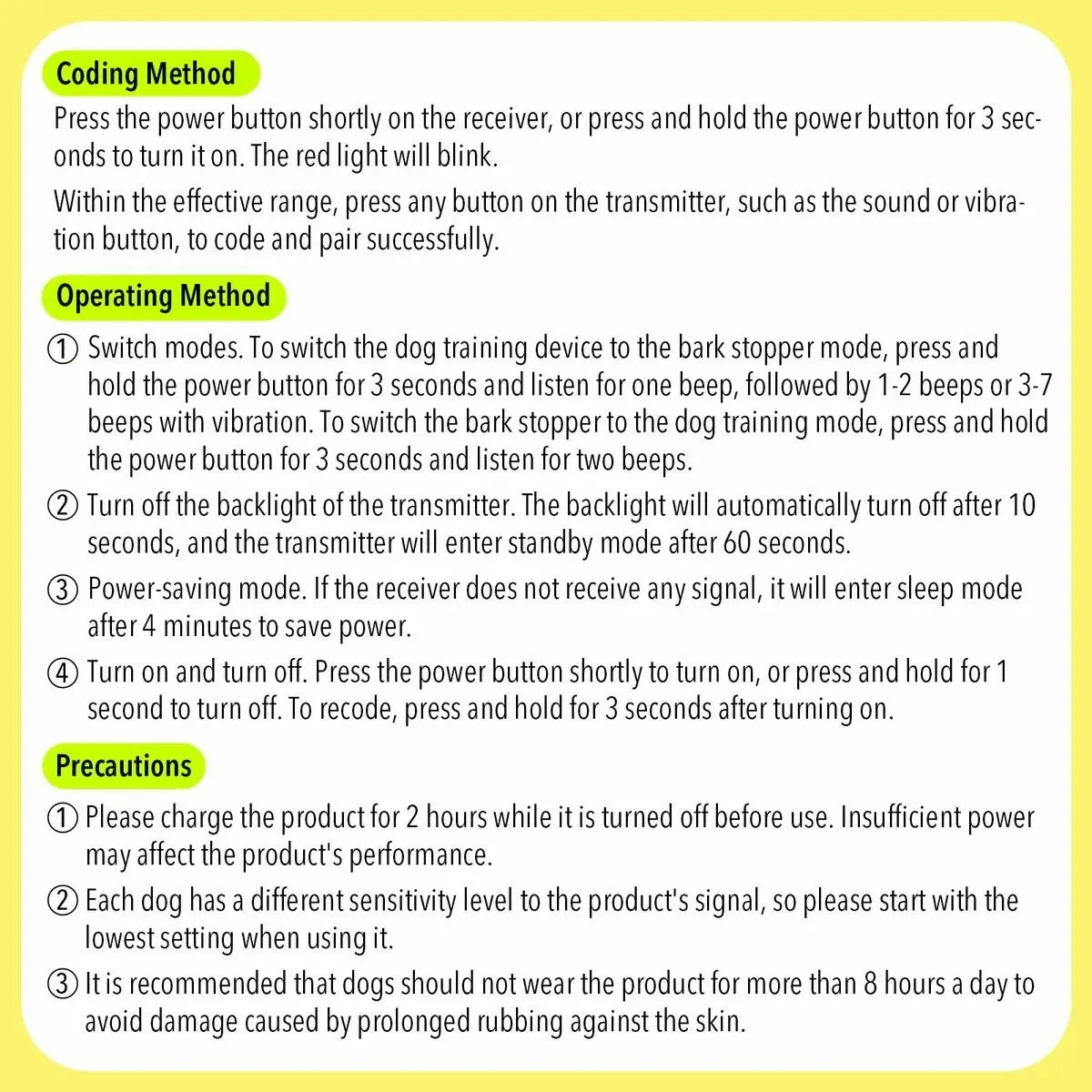 Pet Scene Dog Training Collar Remote Control 1000M Anti Bark Clicker Vibration Pet Obedience Correction Trainer Auto Stop Barking Safe Waterproof