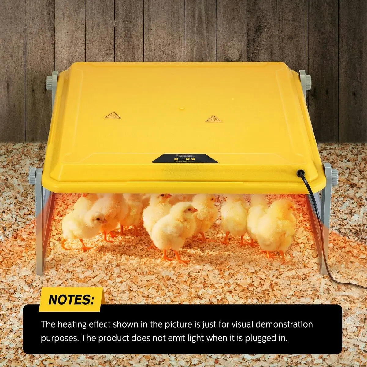 Pet Scene Chick Brooder Heating Plate Chicken Chook Heater Coop Adjustable Poultry Duck Quail Brooding Warmer for 40 to 50 Chicks