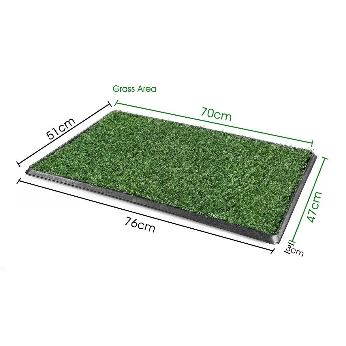 Ausway Pet Toilet Training Pad Artificial Grass Mat