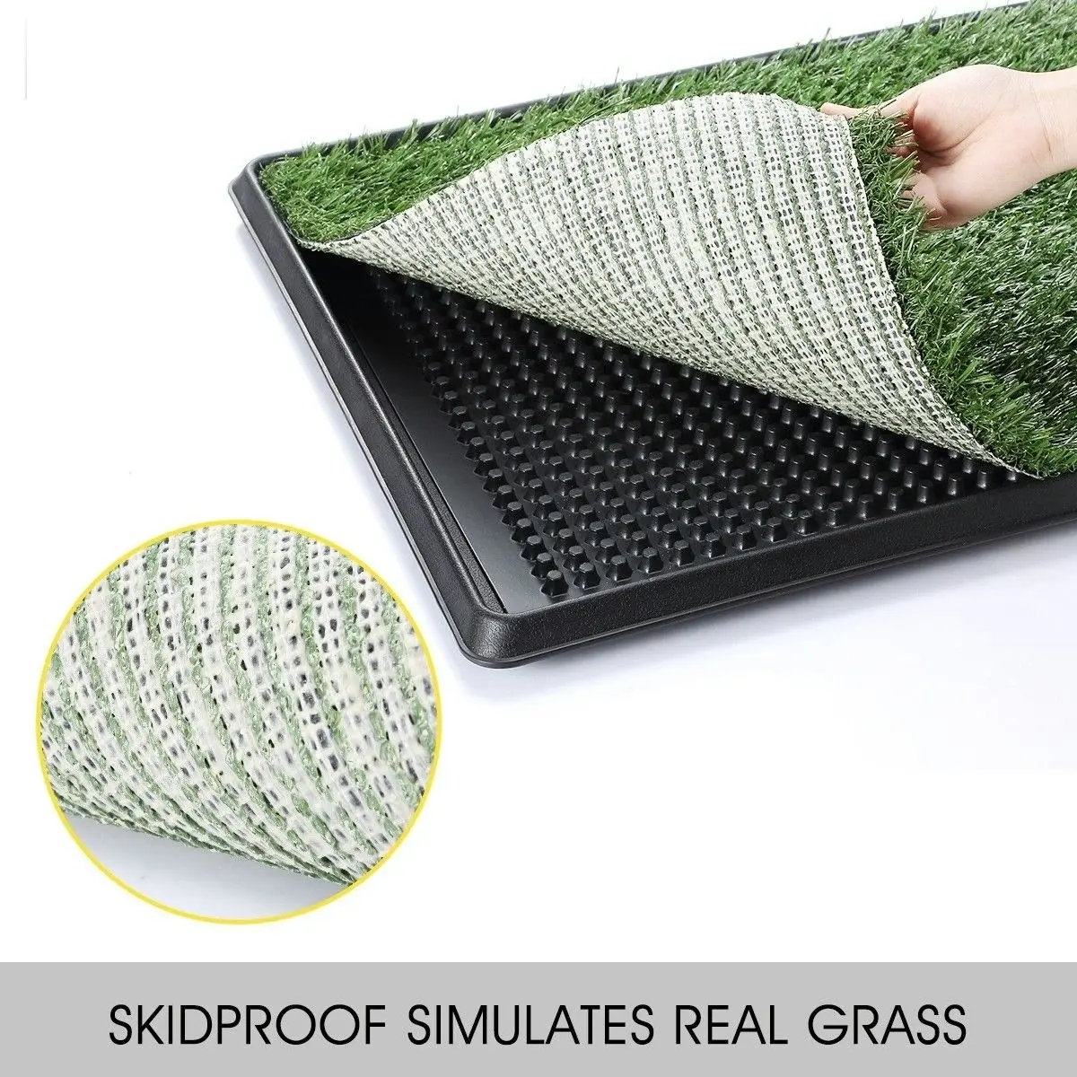 Ausway Pet Toilet Training Pad Artificial Grass Mat