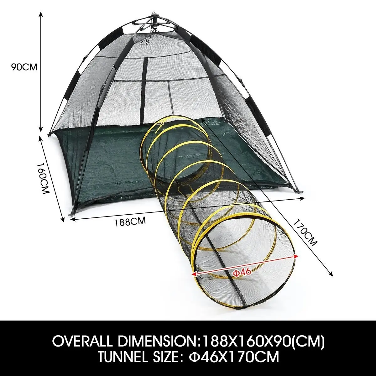 Pet Scene Outdoor Easy Assembly Portable Pet Tunnel