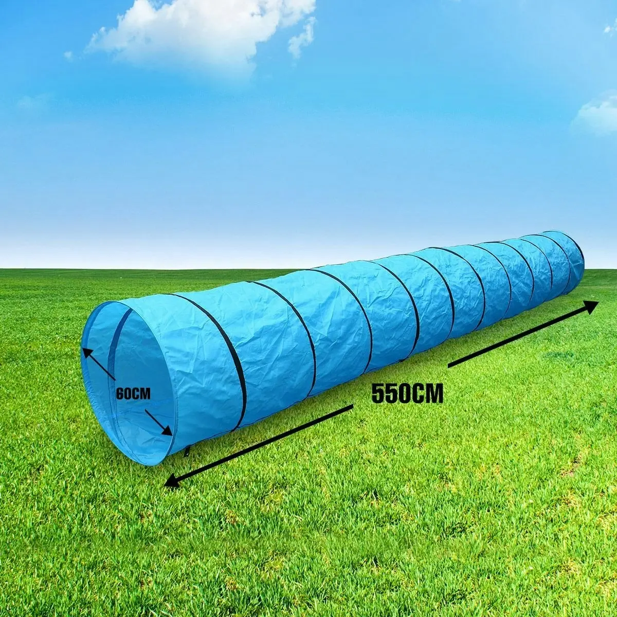 Pet Scene Easy packed Dog Training Tunnel with Portable Bag 5.5M